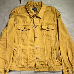 Forever 21 Men's Yellow Denim Jacket